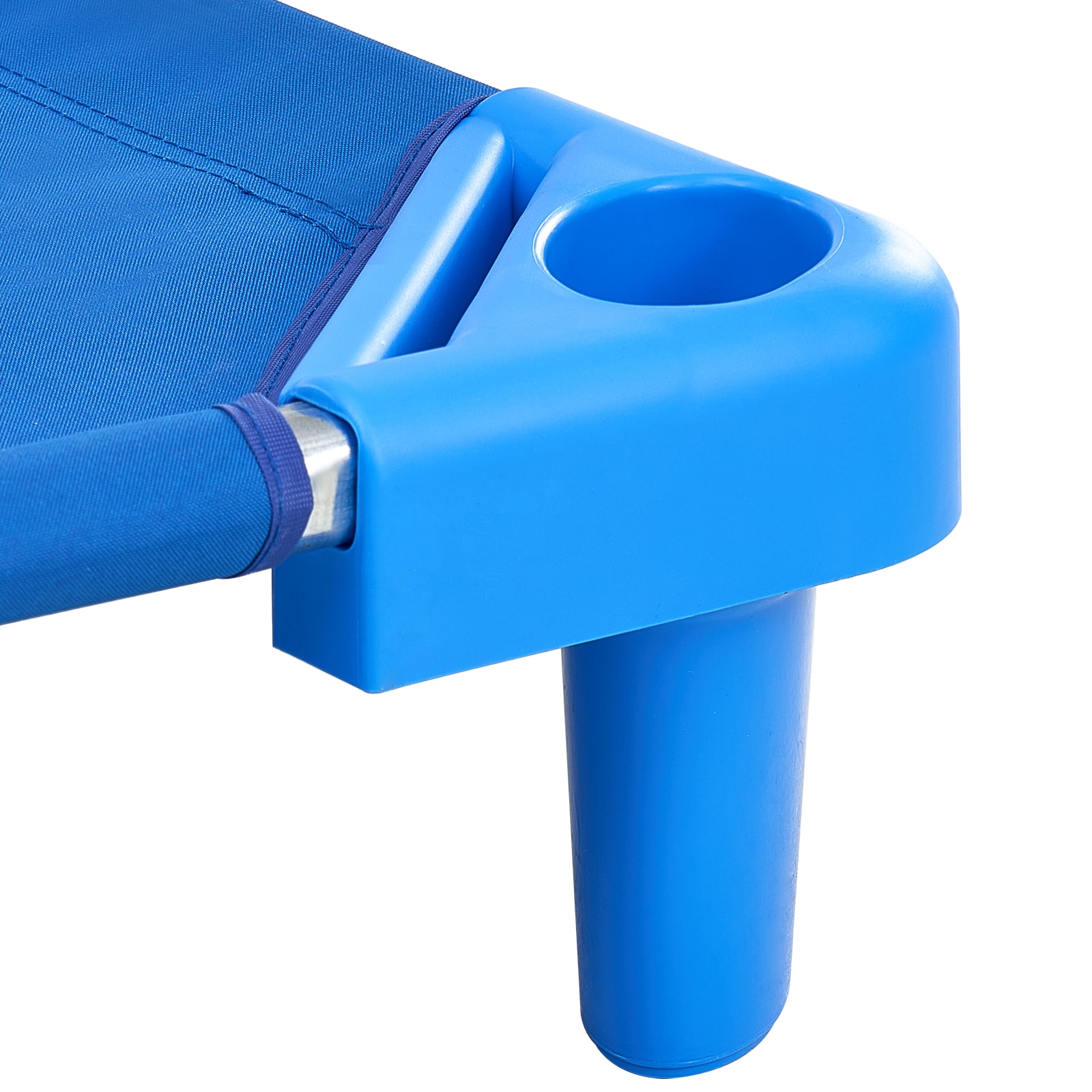 Stackable Toddler Nap Cots For Daycare And Preschool Blue 4 Pack_voghion.com